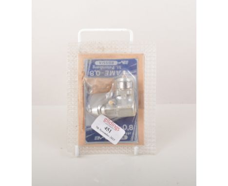 AME .8cc FIJ glow engine, new in box.