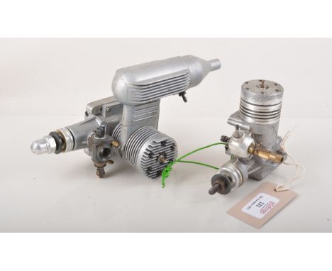 Two R/C glow engine, HB61 and MERCO 61.