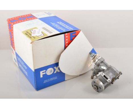 Two R/C glow engines IRVINE 40 ABC and FOX BB, both new in box.