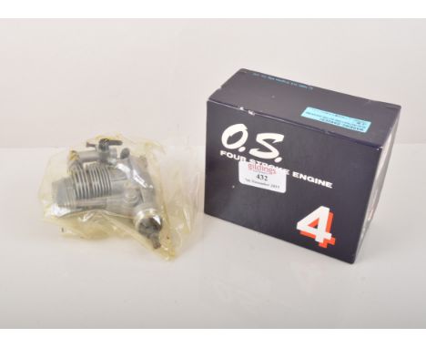 OS FS-26 R/C glow engine, new in box.