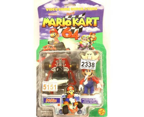 Toy Biz Mario Kart 64, Mario, toy sealed in packaging. P&amp;P Group 1 (£14+VAT for the first lot and £1+VAT for subsequent l