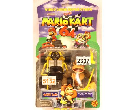 Toy Biz Mario Kart 64, Donkey Kong, toy sealed in packaging. P&amp;P Group 1 (£14+VAT for the first lot and £1+VAT for subseq