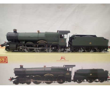 Hornby R2402 Hardwick Grange renamed/numbered 6829 Burmington Grange GWR Green, in excellent condition, boxed. P&amp;P Group 