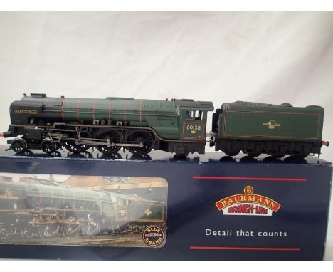 Bachmann 32-551 Class A1 Aberdonian 60158, Green Late Crest in excellent condition, box good. P&amp;P Group 1 (£14+VAT for th