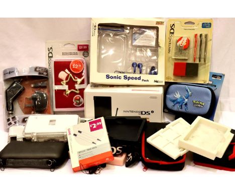 Nintendo DS accessories including Logitech hard case, lanyard etc (no console or games). P&amp;P Group 3 (£25+VAT for the fir
