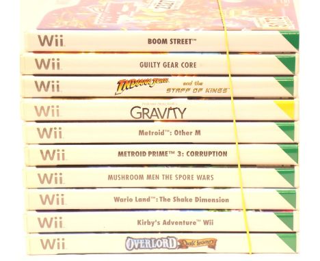 Ten Nintendo Wii games, all with instructions. P&amp;P Group 2 (£18+VAT for the first lot and £3+VAT for subsequent lots) 