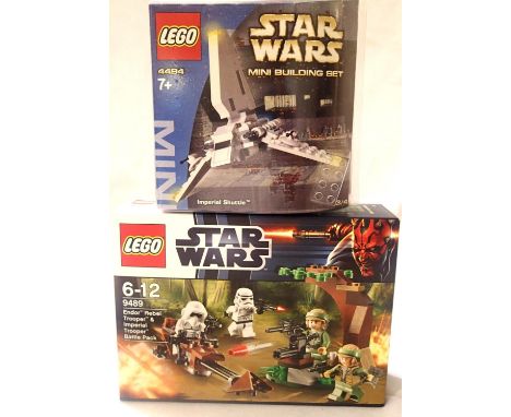 Two Lego Star Wars sets 4494 Imperial Shuttle, 9489 - Rebel Trooper and Imperial Trooper. P&amp;P Group 1 (£14+VAT for the fi