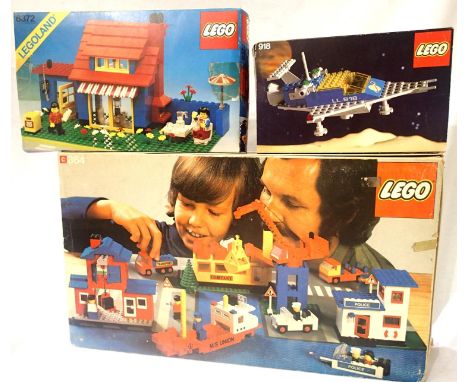 Legoland 6372 and 918 sets, also empty box for Legoland 364 docks set. P&amp;P Group 2 (£18+VAT for the first lot and £3+VAT 