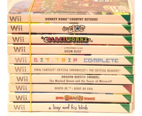 Ten Nintendo Wii games, all with instructions. P&amp;P Group 2 (£18+VAT for the first lot and £3+VAT for subsequent lots) 