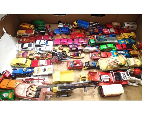 Approximately sixty unboxed Matchbox1/75 series and others, die-cast vehicles, mostly in good to very good condition also an 