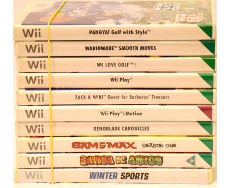 Ten Nintendo Wii games, all with instructions. P&amp;P Group 2 (£18+VAT for the first lot and £3+VAT for subsequent lots) 