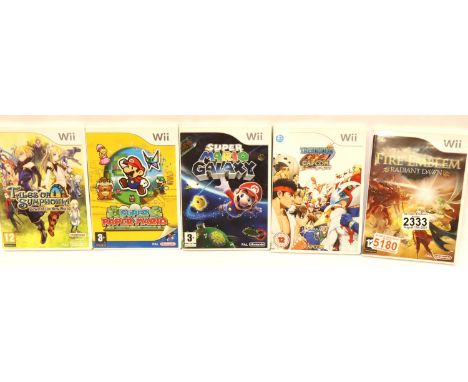 Five Nintendo Wii games, all with instructions. P&amp;P Group 2 (£18+VAT for the first lot and £3+VAT for subsequent lots) 