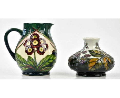 PHILLIP GIBSON FOR MOORCROFT; a limited edition baluster jug decorated in the 'Spring Time at Home' pattern, 50/150, signed, 