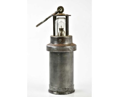 CEAC LTD, BARNSTAPLE; a military issue miners' lamp, height 27cm.Condition Report: Minor rusting but good condition.