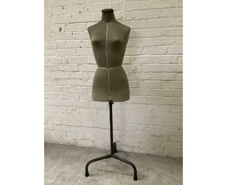 SINGER; a vintage mannequin, height 150cm.