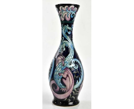 KERRY GOODWIN FOR MOORCROFT; a large limited edition vase decorated in the 'Amphisbaena' pattern, signed and dated 2006, 32/1