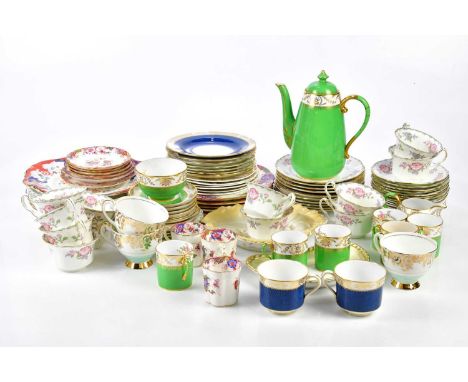 COPELAND SPODE; a 'Regent' pattern part tea service and a Cauldon china part service.