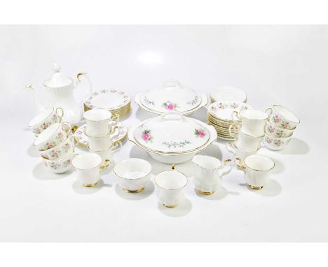 ROYAL ALBERT; a part tea service in the 'Val D'Or' pattern, and a Minton part tea service in the 'Spring Bouquet' pattern.