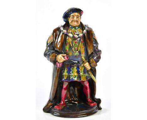 ROYAL DOULTON; HN370, 'Henry VIII', an extremely rare example, first version, model 271, issued 1920-38, height 20cm.This is 