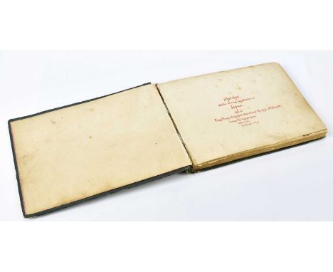 T.M. SMYTH IX REGIMENT; a 19th century sketch book made during the artist's service in Japan, dated 1866-68.