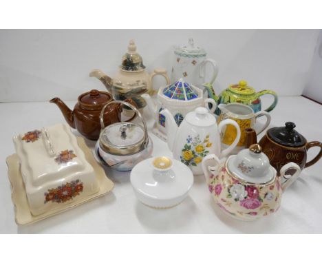 A collection of china and porcelain kitchenware, includes Wade, Shelley, Palissy, Cardew and Wedgwood **PLEASE NOTE THIS LOT 