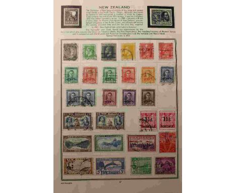 A 1950s Meteor stamp album containing world & commonwealth collection, predominantly 20th century, plus a few loose FDCs.