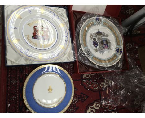 Collectors plates including Spode, Doulton. This lot cannot be posted