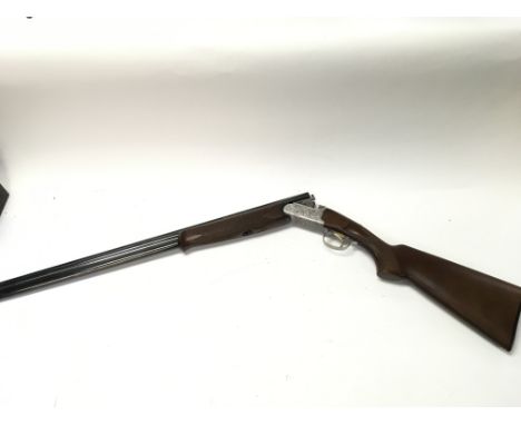 A 20 bore medallist sporter Italian made over under shotgun with fixed choke. 28inch barrel single trigger with ejector. Seri