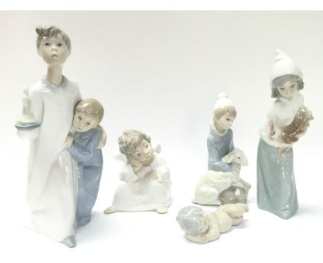 A Collection of Lladro figures and Wade whimsies. This lot cannot be posted. NO RESERVE