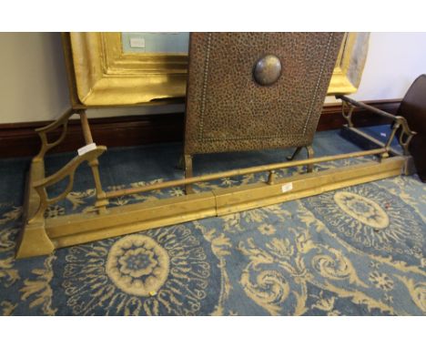 Brass Extending Fender, Candelabra, Firescreen