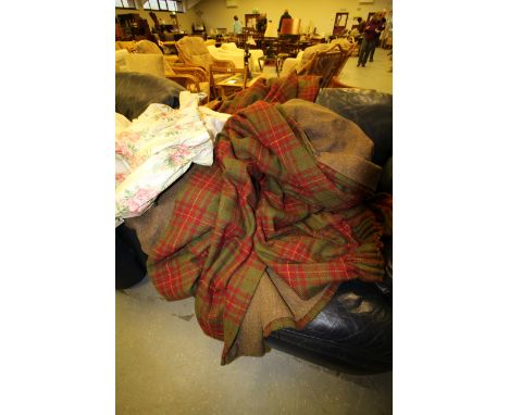 Hunters of Brora tartan curtains&nbsp;