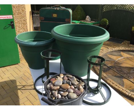 Vintage Fire Extinguisher Holders/Plant Pot Holders, Planters, Garden Stones, Roller Case
