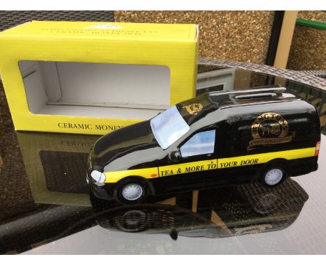 Ringtons Ford Escort 55 Diesel Van Ceramic Money Box - in box