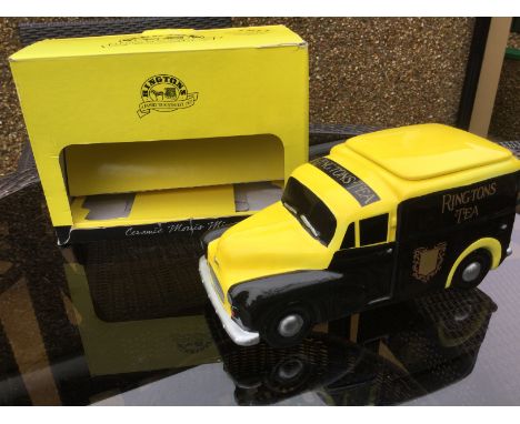 Ringtons Ceramic Morris Minor Tea Caddy - in box
