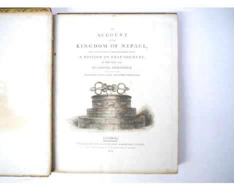 (Nepal), Colonel William Kirkpatrick: 'An Account of the Kingdom of Nepaul, Being the Substance of Observations Made During a