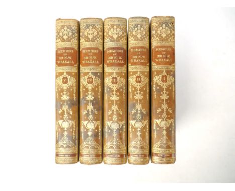 (Bindings, Extra Illustrated), Henry B. Wheatley: 'The Historical and the Posthumous Memoirs of Sir Nathaniel William Wraxall