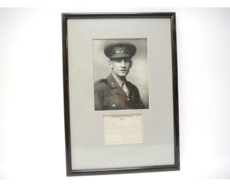 Siegfried Sassoon (1886-1967), a portrait photograph of the English poet &amp; soldier by George Charles Beresford, c.1915, a