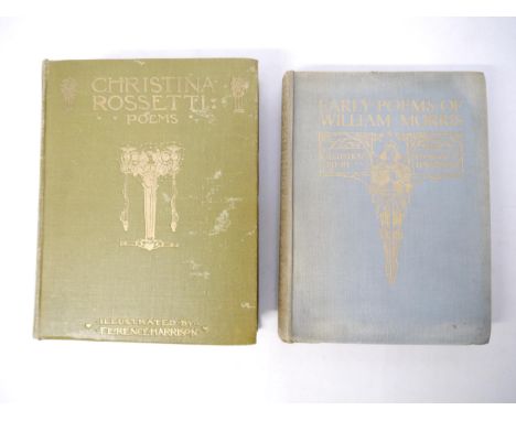 (Pre-Raphaelite), Two works illustrated by Florence Harrison (1877-1955), English Australian Art Nouveau and Pre-Raphaelite i