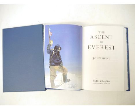 John Hunt (1910-1998): 'The Ascent of Everest. 40th Anniversary Edition', London, Hodder &amp; Stoughton, 1993, limited editi