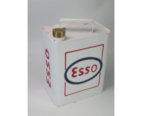 A repainted 'Esso' petrol can 