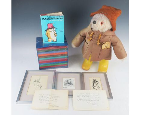OF PADDINGTON BEAR INTERESTBOND (Michael) A Bear Called Paddington, signed by the author, together with prints and art work b