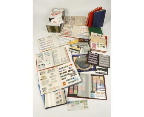 STAMPS, GREAT BRITAIN AND WORLD. A collection of stamps including mint, unused and used stamps, housed in albums and loose, a