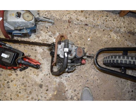 A vintage petrol chainsaw, for restoration