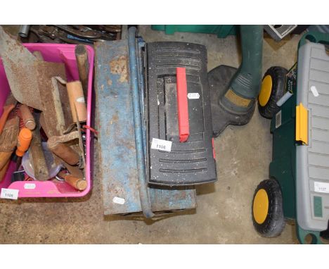 Two tool boxes including contents