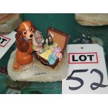 "LADY AND PUP", DISNEY LIMITED EDITION, MFG 2004, SIGNED BY RON LEE