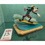 "SURF'S UP", COLOR SAMPLE SCULPTURE, BAREFOOT GOOFY, ONLY ONE EVERY PRODUCED IN THIS COLOR SCHEME,