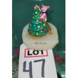 "A PIGLET CHRISTMAS", MODEL, MFG 2002, SIGNED BY RON LEE