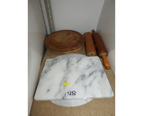 Vintage Bread Boards and Rolling Pins 