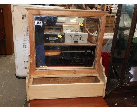 Vintage Pine Framed Mirror 