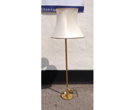 Modern Brass Effect Standard Lamp 